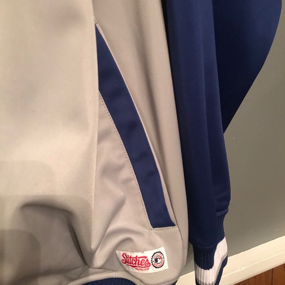 Men’s Gray Chicago Cubs Jacket by Stitches XXL Blue MLB logo 2x by Stitches - Picture 6 of 6